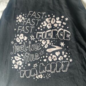 Brooks black Running tank